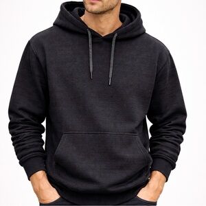 Quiksilver Black Onyx Hoodie BNWT Size L | Clean Minimal Everyday Essential